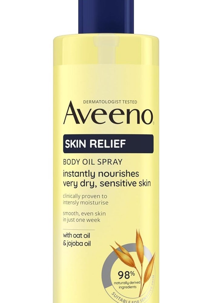 Aveeno Skin Relief Body Oil Spray 200 ml - Image 1